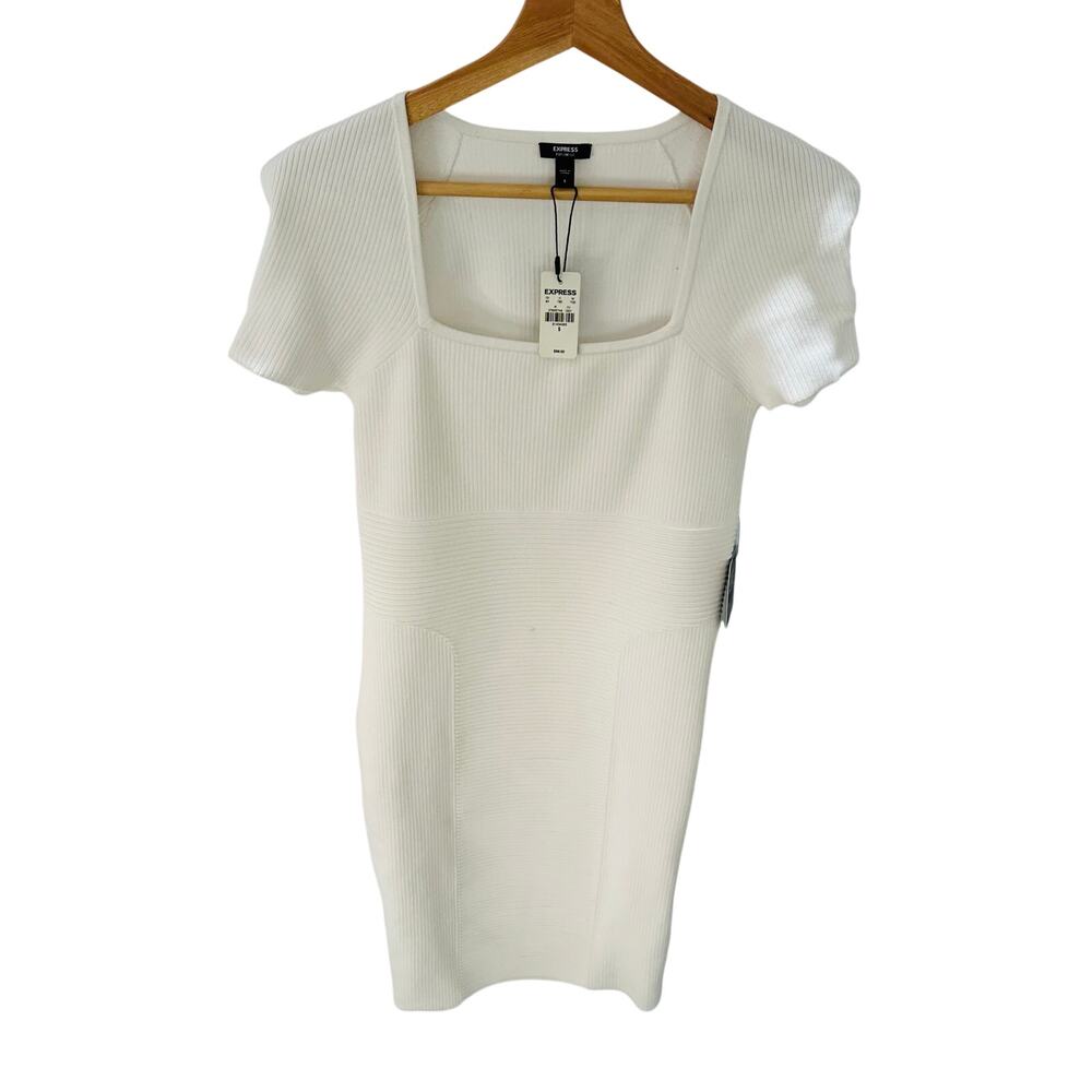 Express Women's Body Contour Cap Sleeve Sweater Dress- Size Small